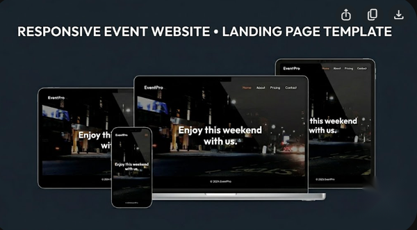 EventPro - Multipurpose Event & Conference Landing Page Template