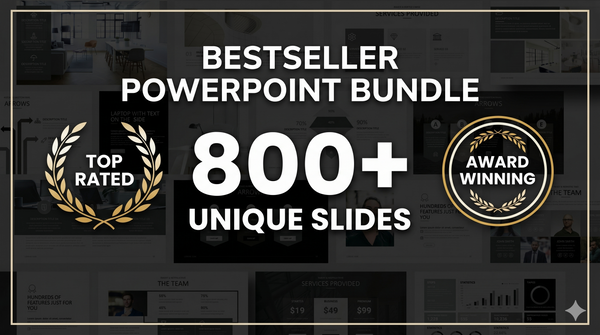 800+ PowerPoint Template Bundle – Perfect for Pitch Decks & Corporate Slidedecks