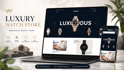 Premium Shopify Theme for Watch & Smartwatch Stores mobile preview