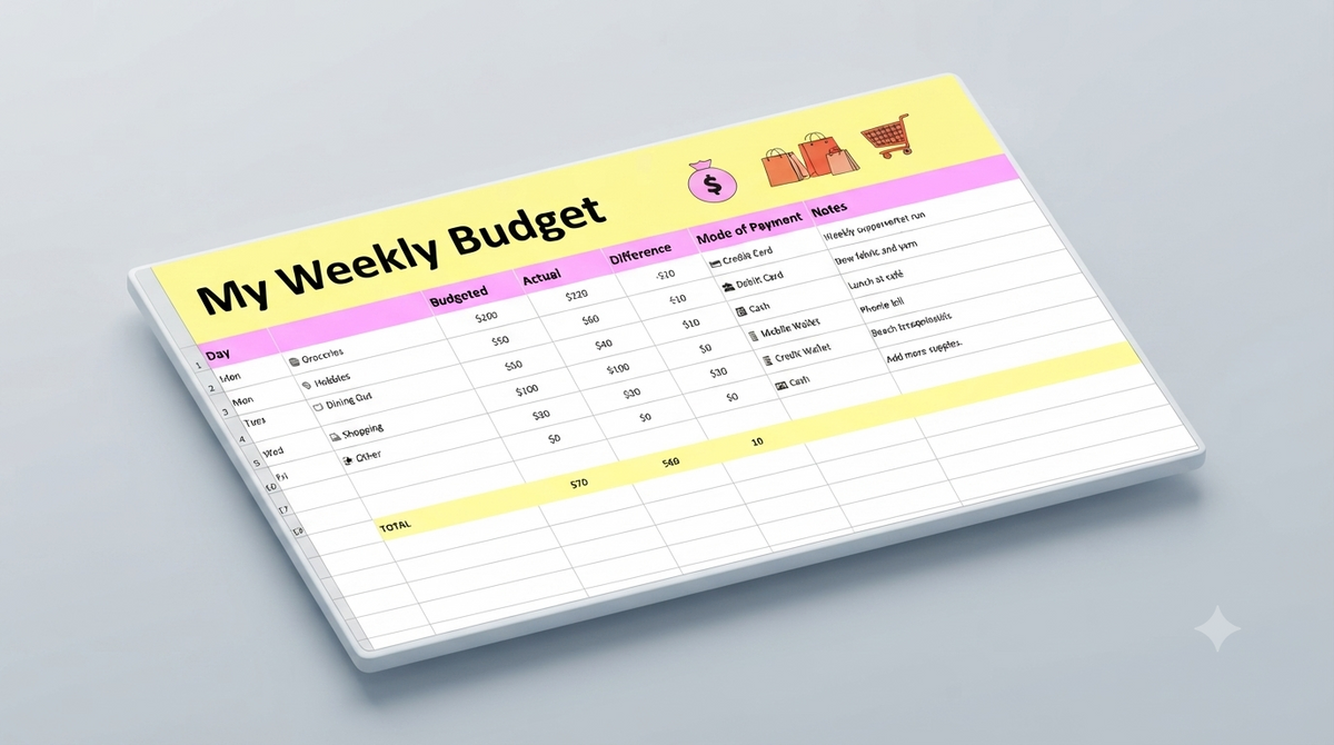 Dynamic Weekly Budget Planner