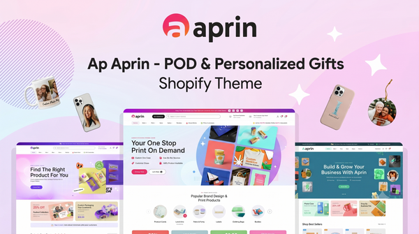 Ap Aprin | Print On Demand & Personalized Shopify Gift Store Theme