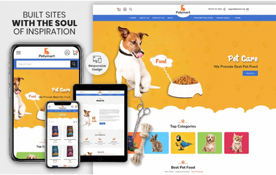 The Pet & Animals Responsive Shopify Theme mobile preview