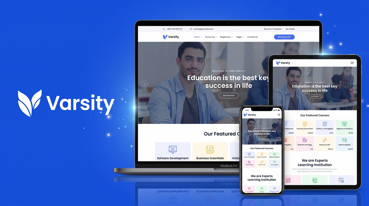 Varsity - Flexible Education & School WordPress Theme