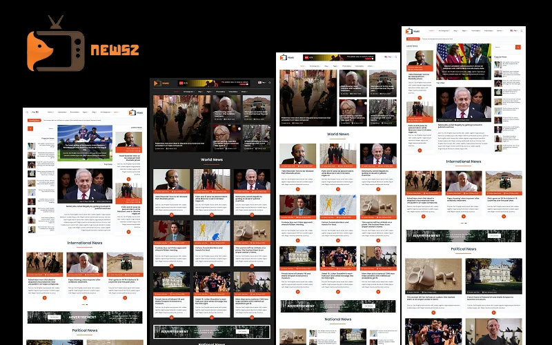 NewsZ - Newspaper, Blog, Journal and Magazine Elementor WordPress Theme