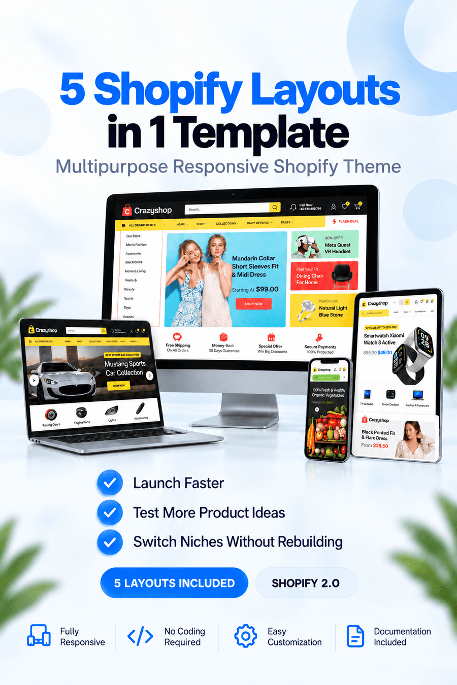 Multipurpose Shopify 2.0 Theme
