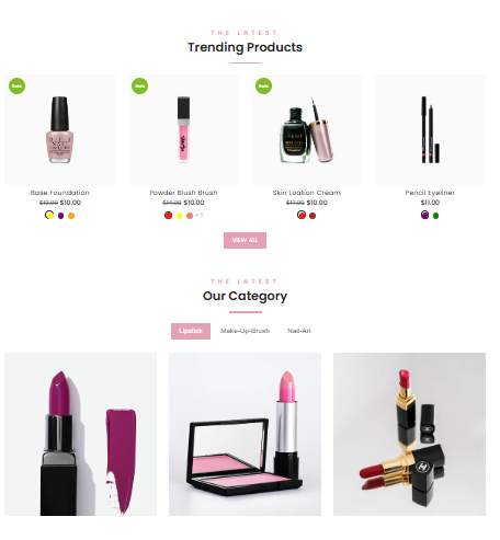 Cosmetic Shopify Theme – Elegant Design for Modern Beauty Brands