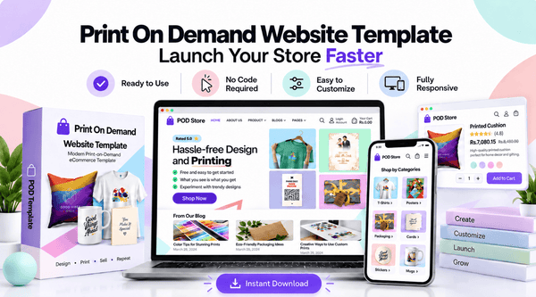 Ready-to-Launch Shopify Theme for Print-on-Demand Stores