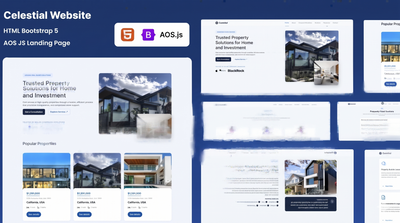 Celestial: High-Converting Real Estate Landing Page