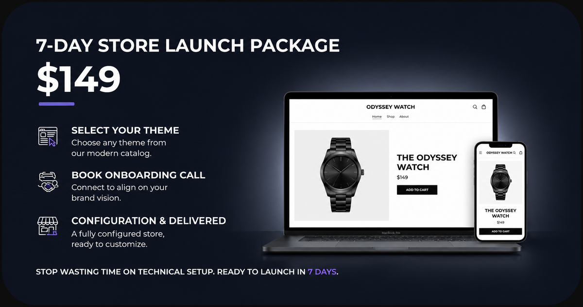 7-Day Store Launch Package