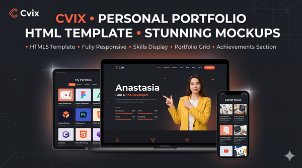 Cvix - Clean and Simple Portfolio HTML Template