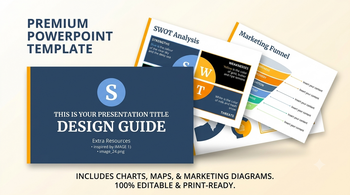 Professional Pitch Deck - Vibrant Modern Presentation Template