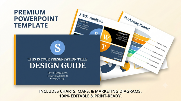 Professional Pitch Deck - Vibrant Modern Presentation Template