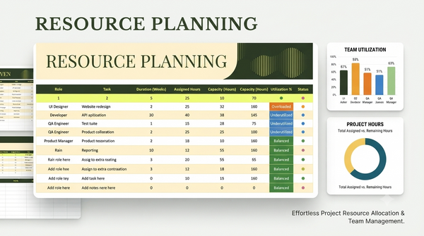 Efficient Resource Planning Template