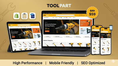 Tools & Equipment Shopify Theme for Hardware, Parts & Industrial Stores mobile preview