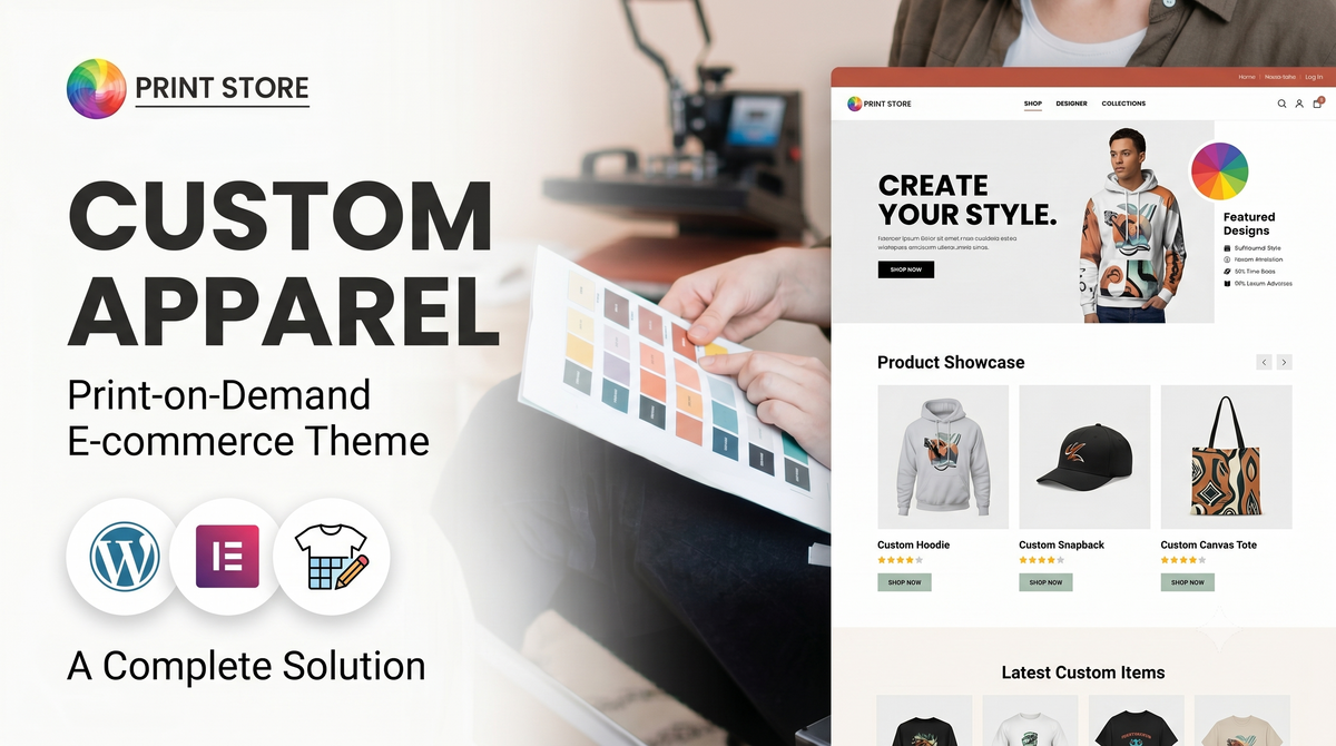 Print Store - Digital Printing & Custom Print Shop Wordpress Theme