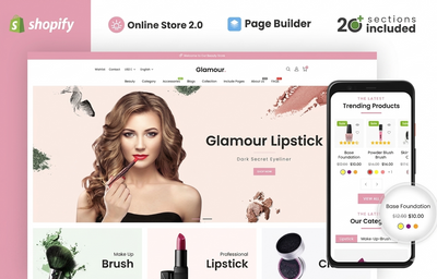 Cosmetic Shopify Theme – Elegant Design for Modern Beauty Brands