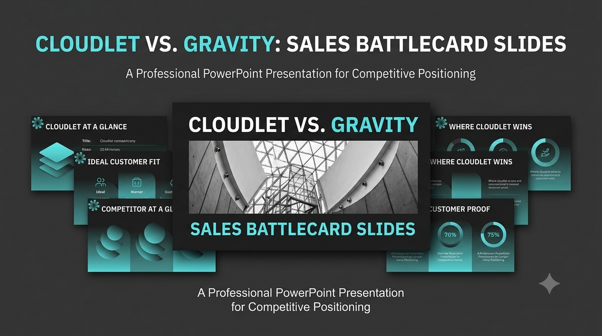Professional Sales Battlecard Presentation Slides Template