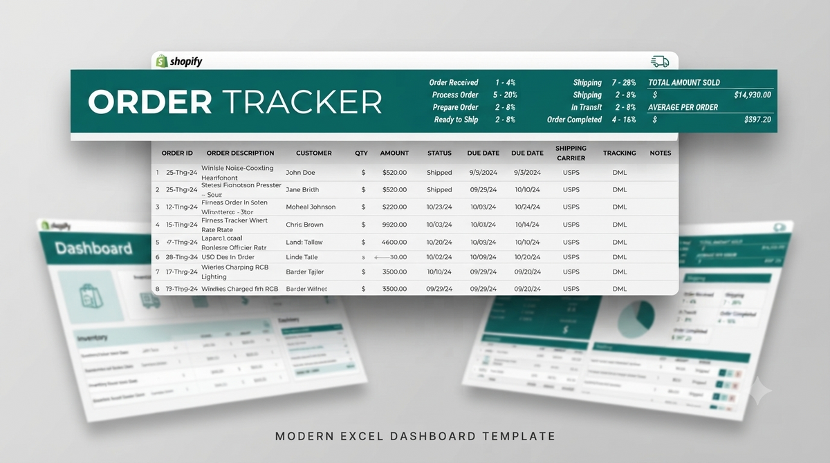 Streamlined Order Management Template
