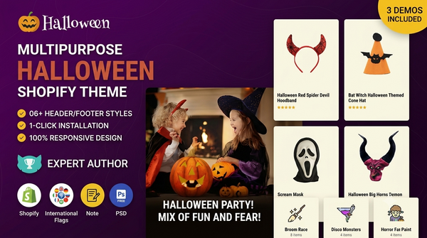 Gift Store Shopify Theme For Holidays & Events – Halloween Edition