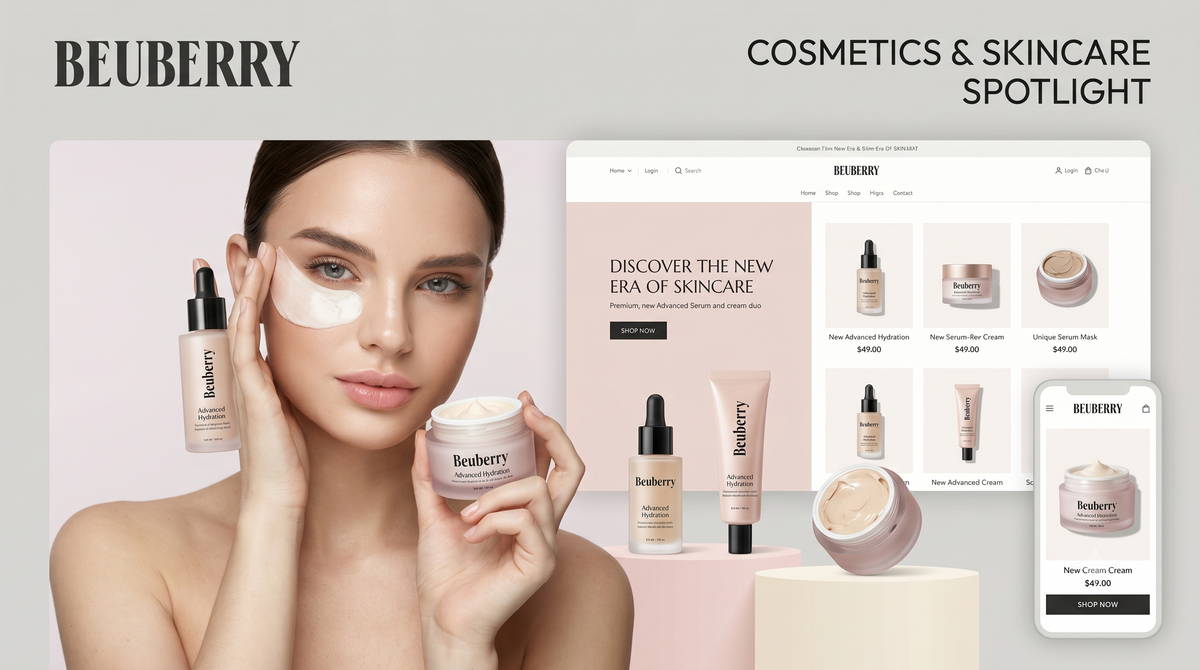 Beuberry - Beauty, Cosmetic & Skincare Shop Multipurpose Shopify 2.0 Responsive Theme
