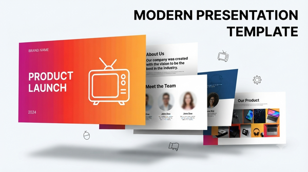 Dynamic Product Launch Presentation Deck