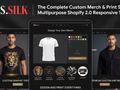 TeesSilk - T-Shirt Printing & Fashion Multipurpose Shopify 2.0 Theme