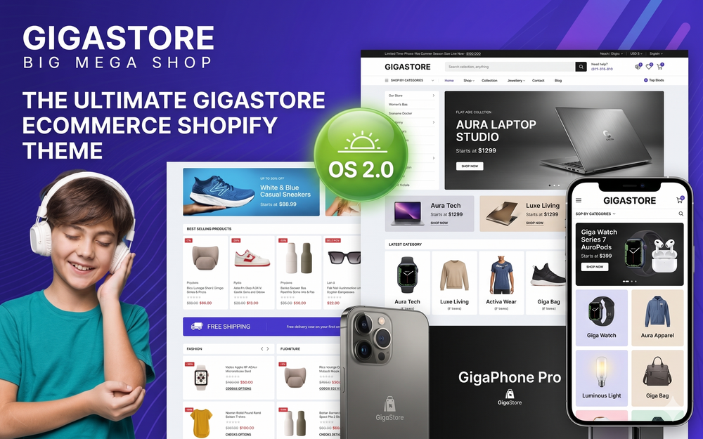 Optimall | Conversion-Optimized Mega Shop Shopify Theme live preview