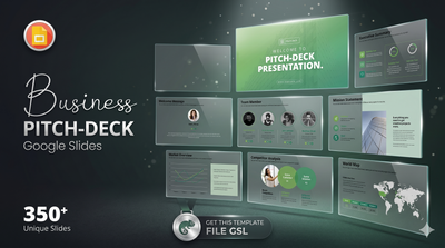 Investor Pitch Deck Google Slides Template for Startups