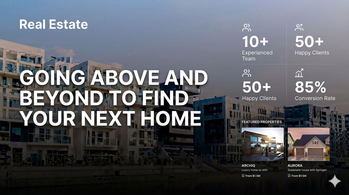 Commercial Real Estate HTML Landing Page Template