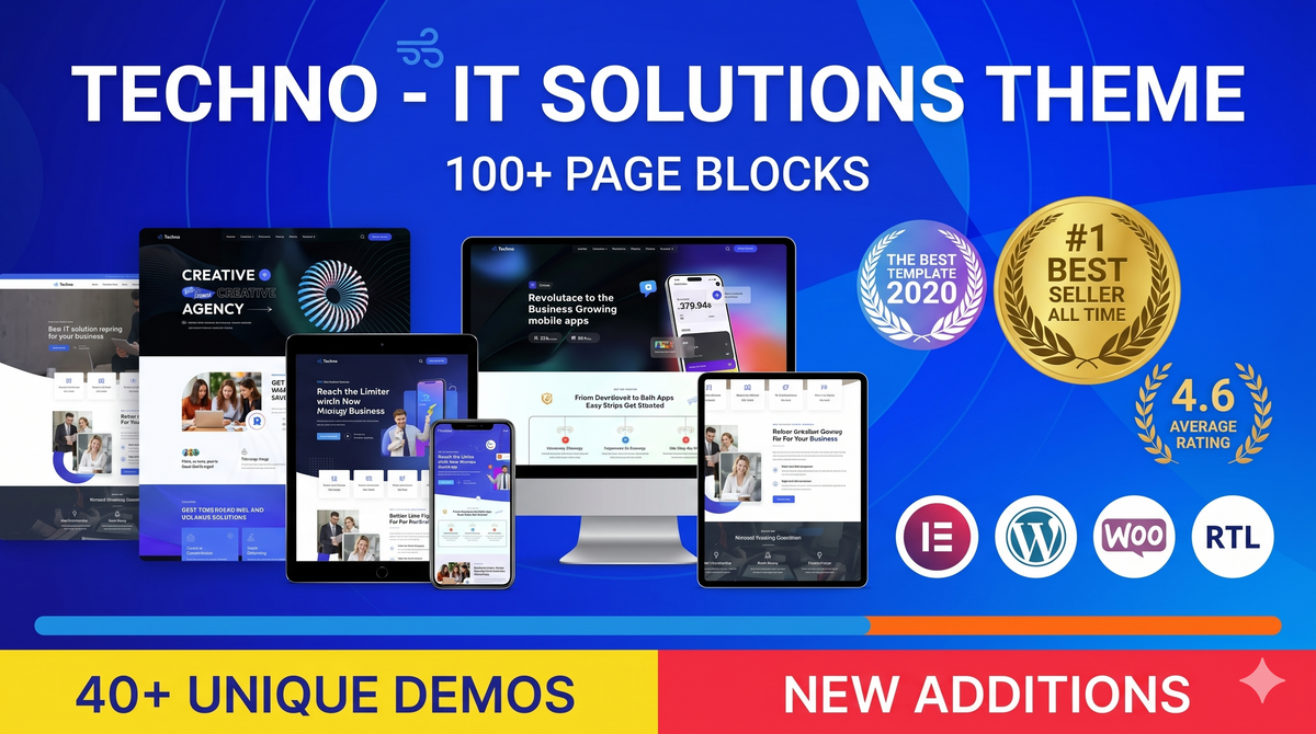 IT Solutions & Technology Services Multipurpose WordPress Theme