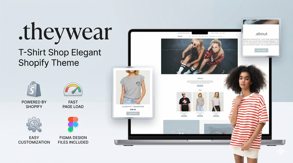 Theywear - Elegant Clothing & T-Shirt Shopify Theme