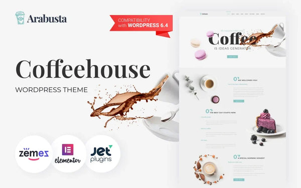 Arabusta - Cafe & Coffee Shop WordPress Theme