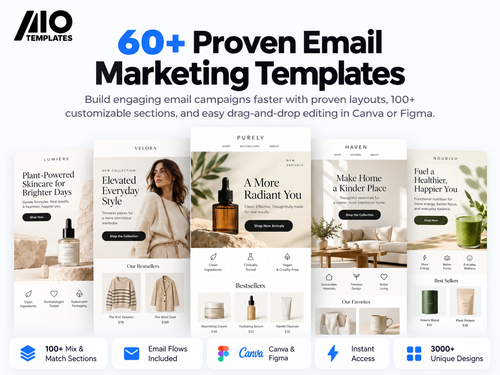 60+ High-Converting Email Marketing Templates