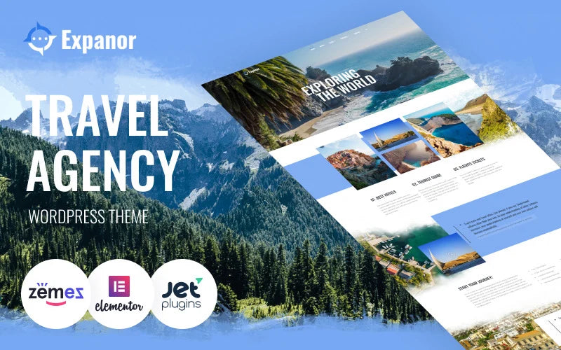 Expanor - Travel Agency WordPress Elementor Theme (Multipurpose)