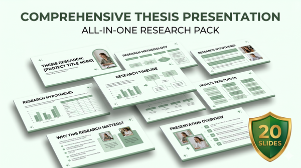 Minimalist Academic Thesis Research Google Slides