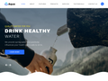 Aqua - Water Clean HTML Bootstrap Landing Page Template