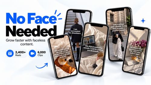 2,400+ DFY Viral Reels & 6,000 Video Clips Assets