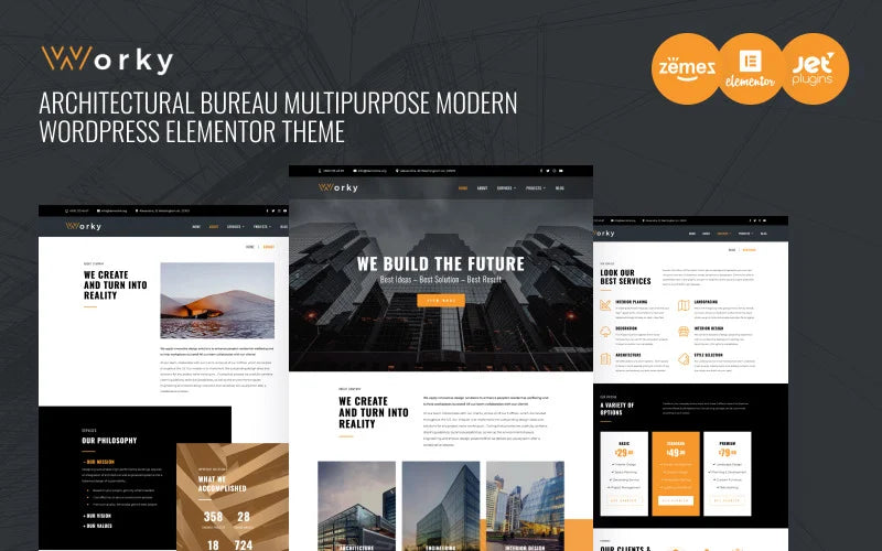 Worky - Architecture WordPress Theme