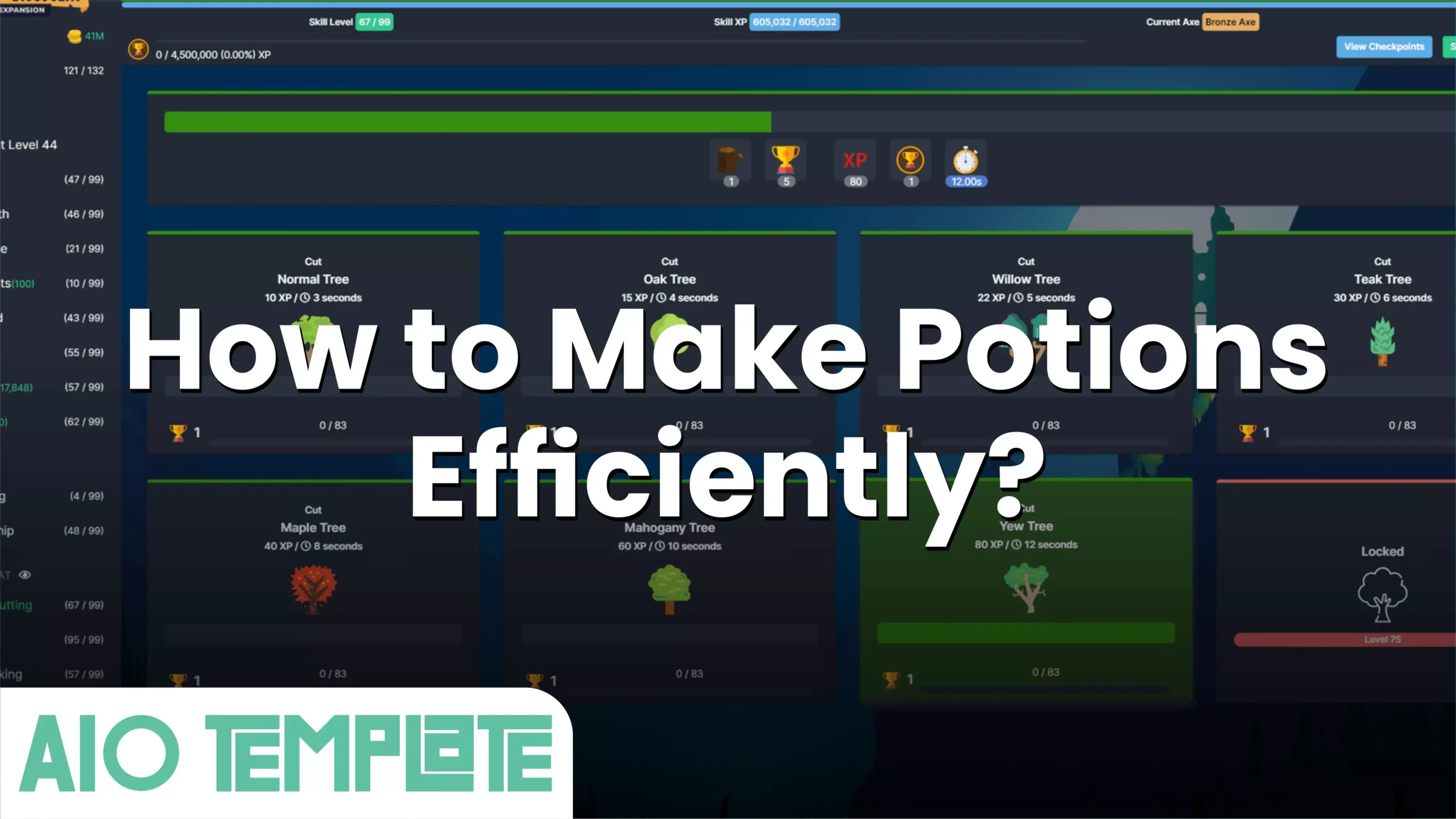 Melvor Idle How To Make Lower Tier Potions