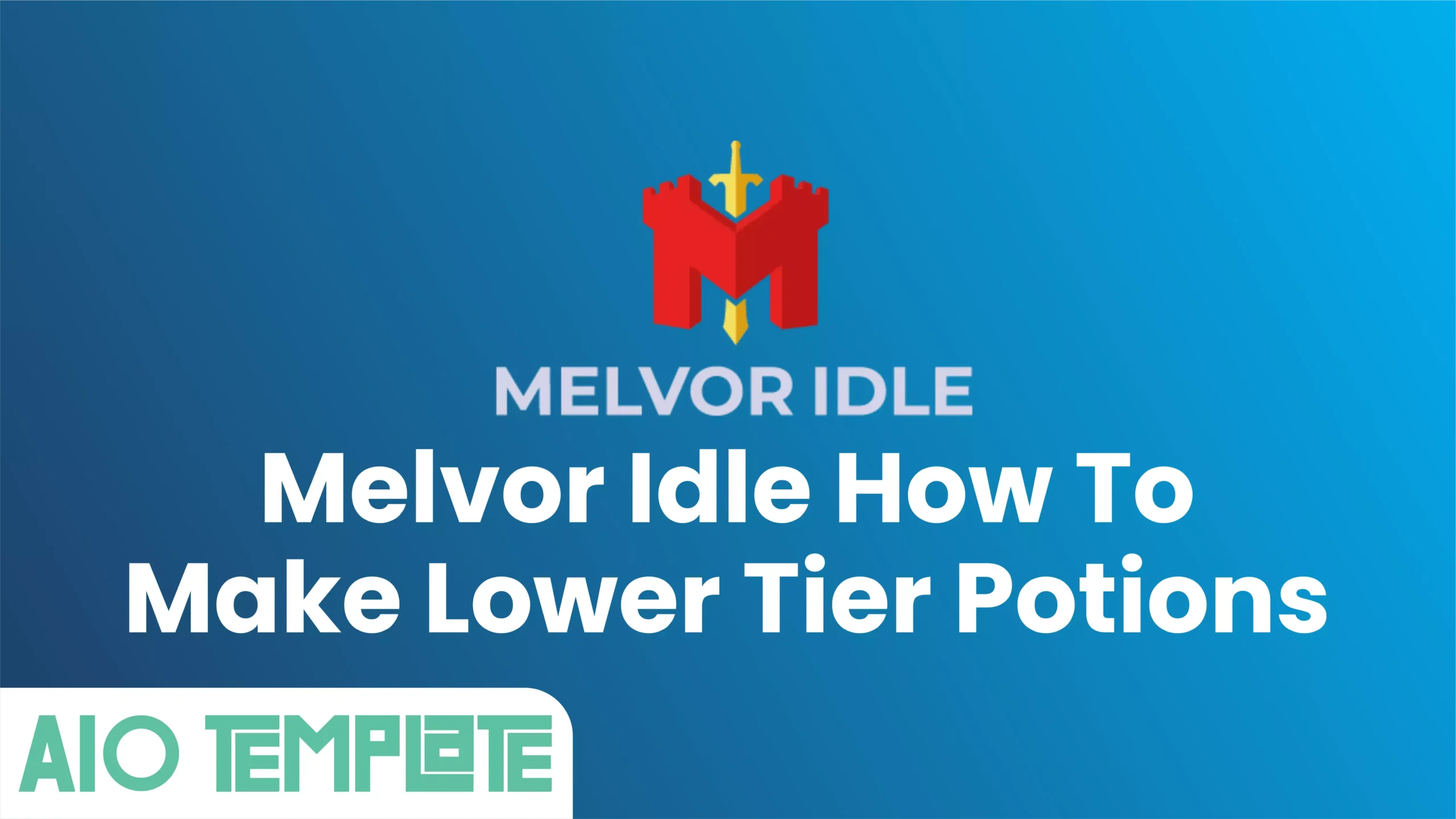 Melvor Idle How To Make Lower Tier Potions