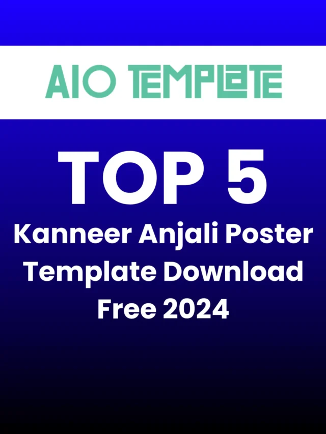 Kanneer Anjali Poster Template Download Free 2024 - AIO Template